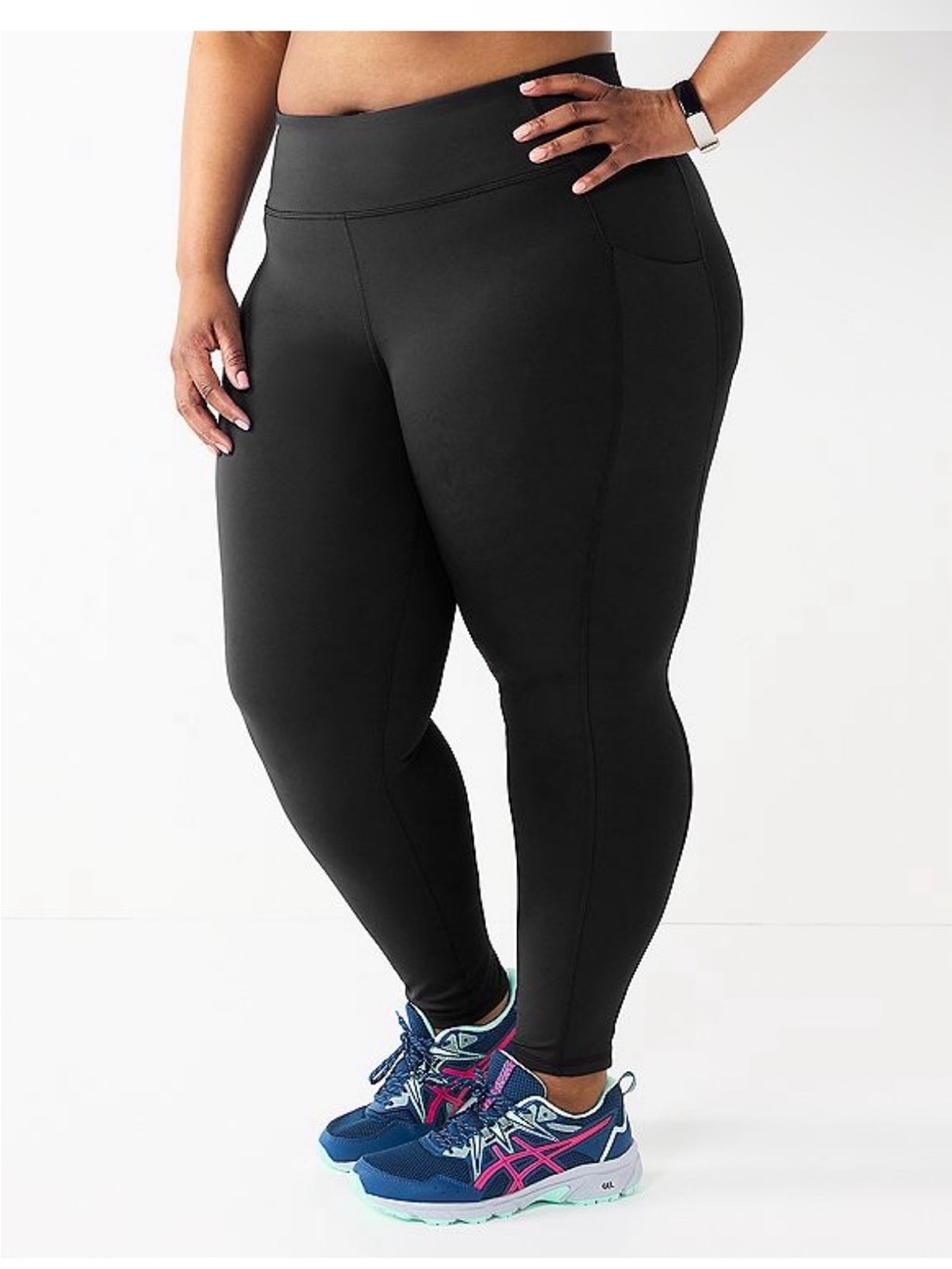 Plus Size Tek Gear® Ultrastretch High-Waisted Side
Pocket 7/8 Leggings
Tek Gear